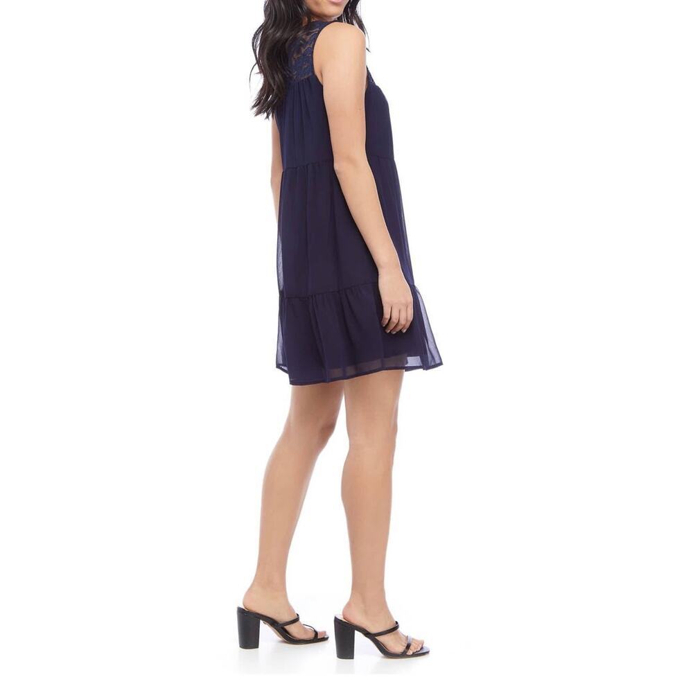 As U Wish Sleeveless Lace Babydoll Dress - Picture 3 of 7